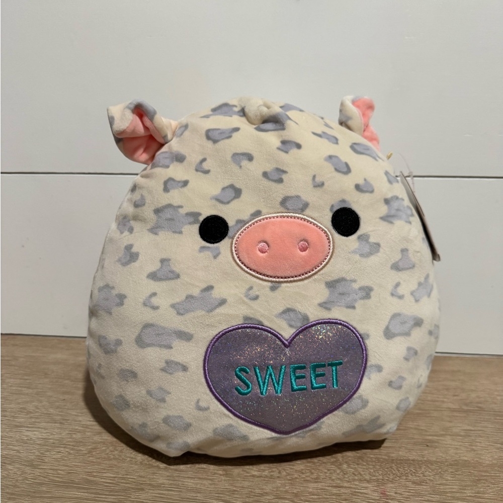 Squishmallow 12" Rosie the Pig Valentines Sweet 2023 Plush New NWT